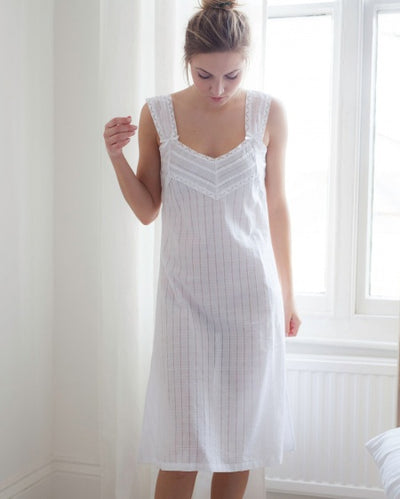Cottonreal Willow Cotton Lawn Strappy Nightdress