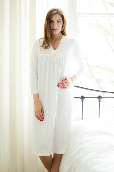 Cottonreal Tammy Combed Cotton Jersey 3/4 Sleeve Nightdress